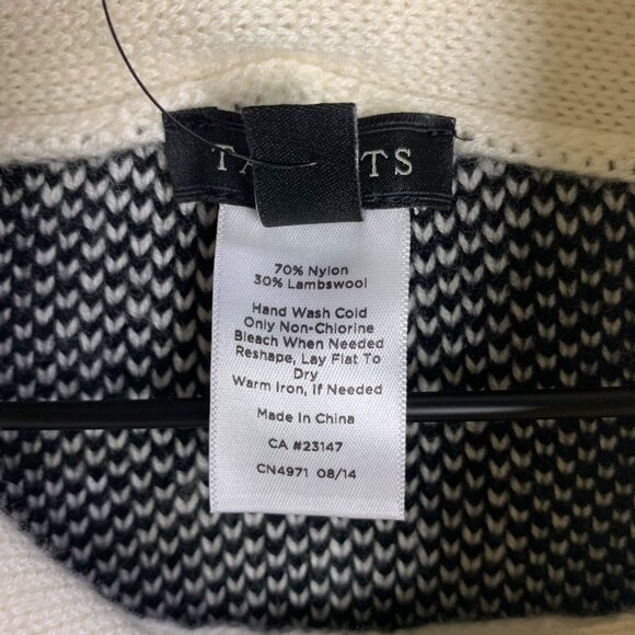 NWT $129 Talbots Womens Pullover Poncho Sweater Size Medium Shawl Neck - Picture 7 of 10